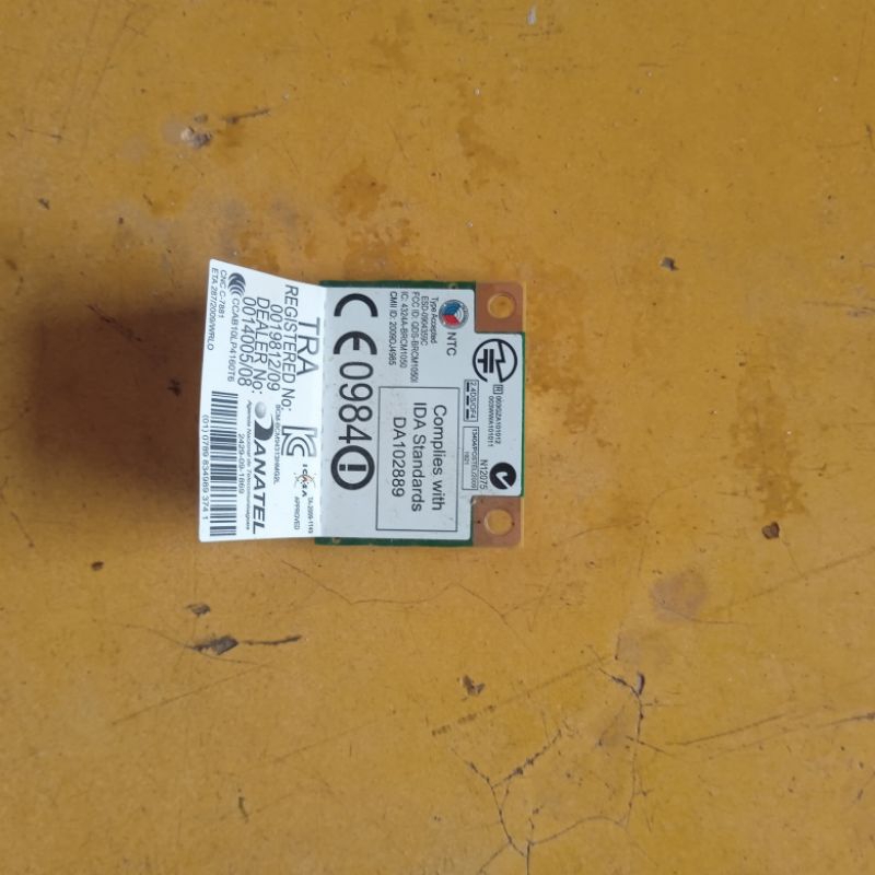 WiFi Card Wlan Acer Aspire One 725 AO725 V5-123 V5-121 V5 123 121 Bekas Ori Cabutan