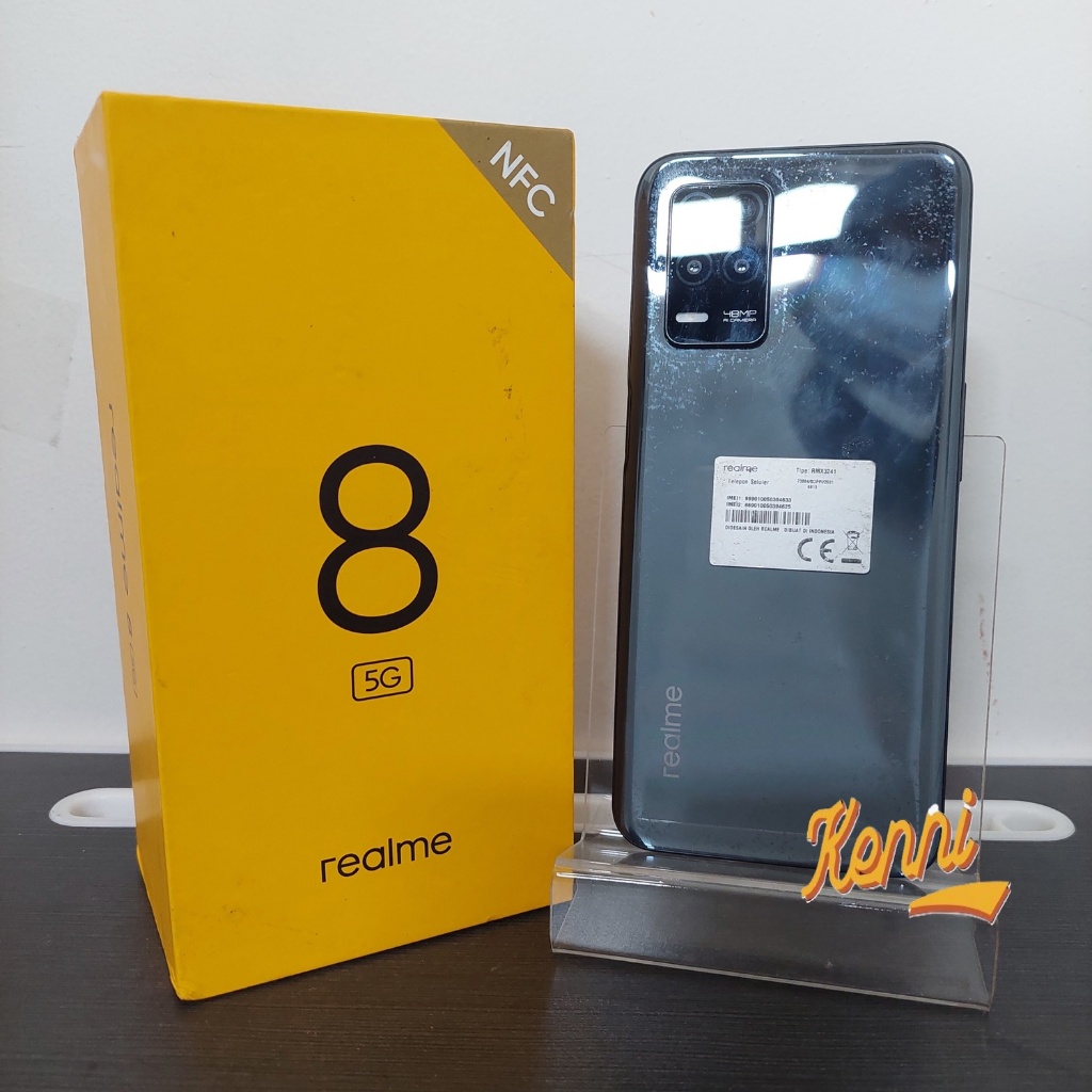 Realme 8 5G 8/128 SECOND FULLSET ORIGINAL RESMI