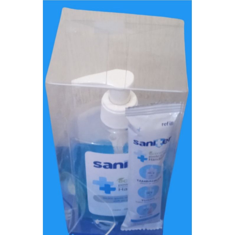 Refill sabun cuci tangan saniter handwash powder + botol refil