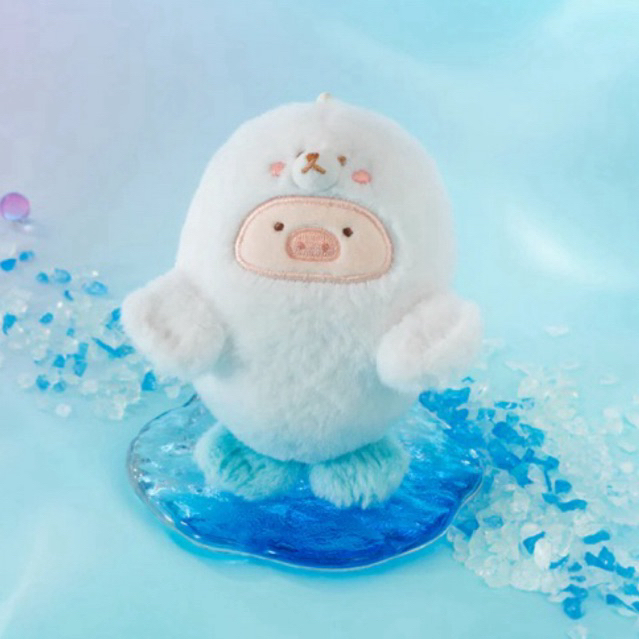 LuLu the Piggy Ocean - Baby Seal Lu Plush Keychain | bag charm