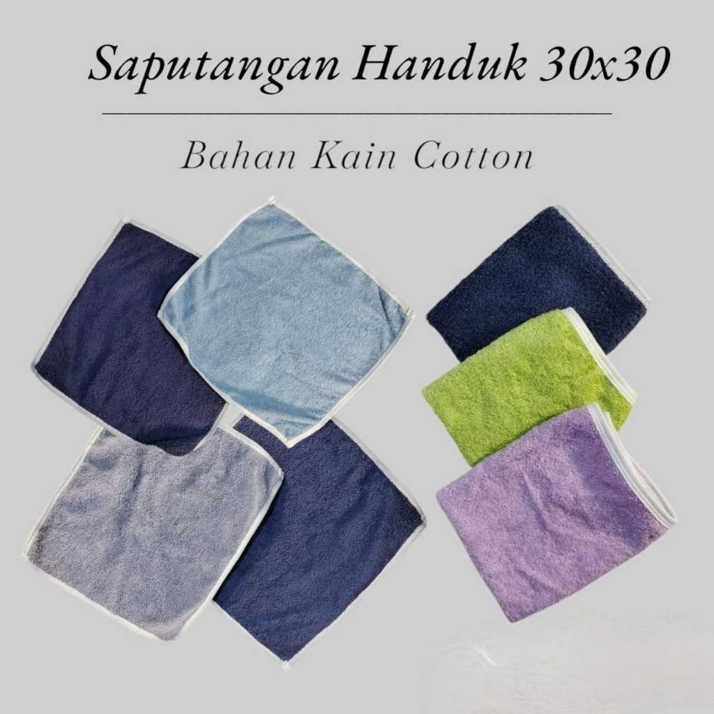 Saputangan Handuk / Handuk Muka 30x30 CM