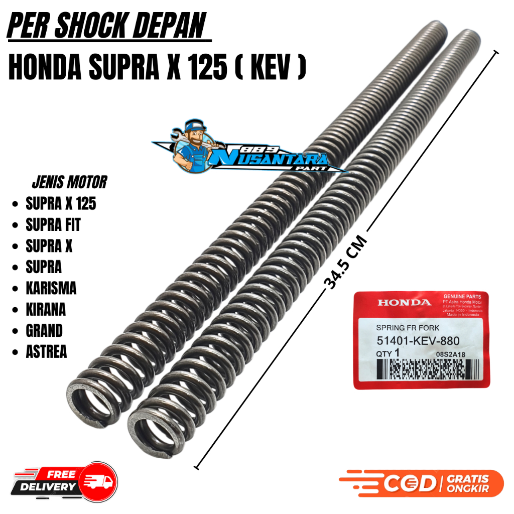 PER SHOCK DEPAN SUPRA X KEV / GRAND / SUPRA FIT / LAGENDA / REVO LAMA / SUPRA FIT NEW