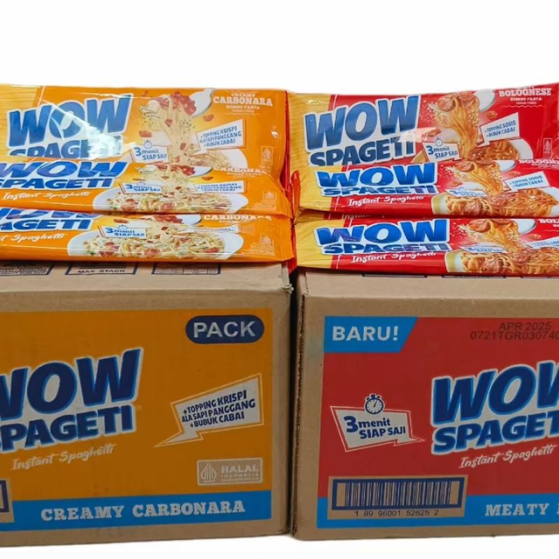 

Paket 10 Pcs Wow Spaghetti Bolognese Carbonara
