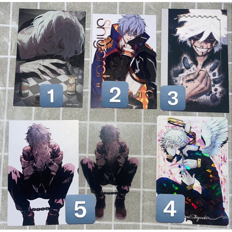 postcard shigaraki tomura my boku no hero academia mha bnha