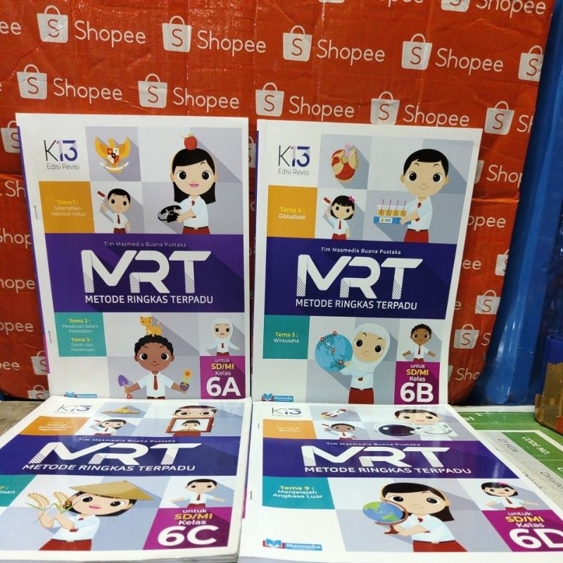 MRT metode ringkasan terpadu k13 edisi revisi kelas 6 A, B, C, D SD