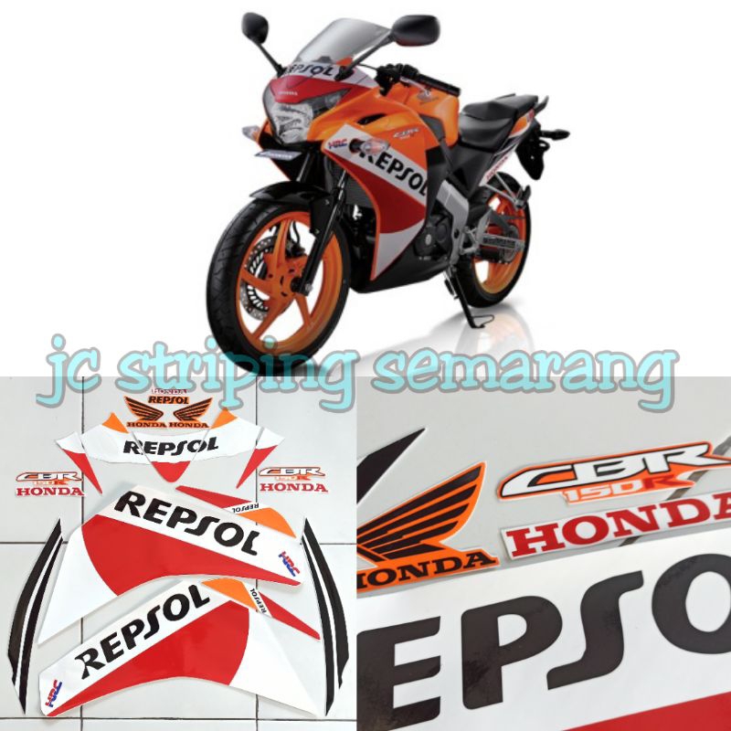 striping cbr cbu 150 thailand 2013 repsol edition
