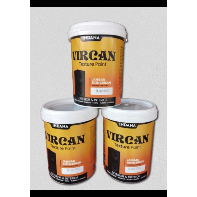 cat vircan box speaker 5 kg warna hitam dof