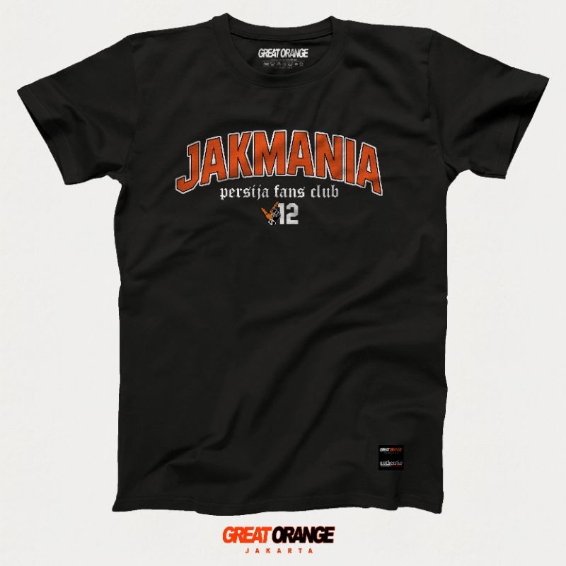 T-shirt Jakmania Fans Club | Kaos Jakmania 12 | Kaos Persija