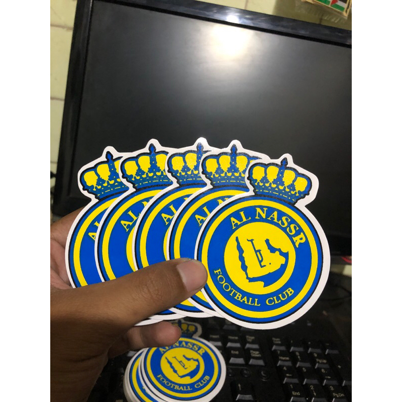 

( isi 1pc ) sticker bola alnasr, sticker alnasr,sticker anti air