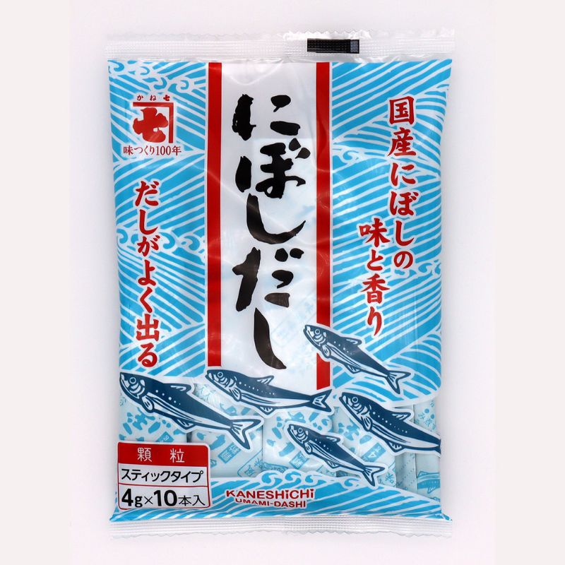 

Kaneshichi Fumi Chomiryo Niboshi Dashi 40g Japanese Dried Sardine Soup Powder