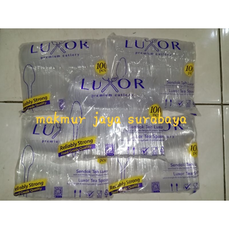 Sendok Teh Luxor BENING/Sendok Kecil/Sendok Puding Bening/Sendok Jelly Bening/Sendok Kopi/Sendok Teh