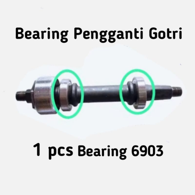 Bearing 6903 pengganti Gotri As Tengah sepeda - Klaker As Tengah sepeda - Laher As Tengah sepeda