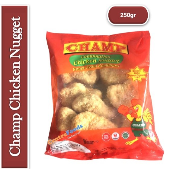 

Champ Naget Ayam Kombinasi - Combination Chicken Nugget Fresh | 250gr [ Harga Per BKS ]