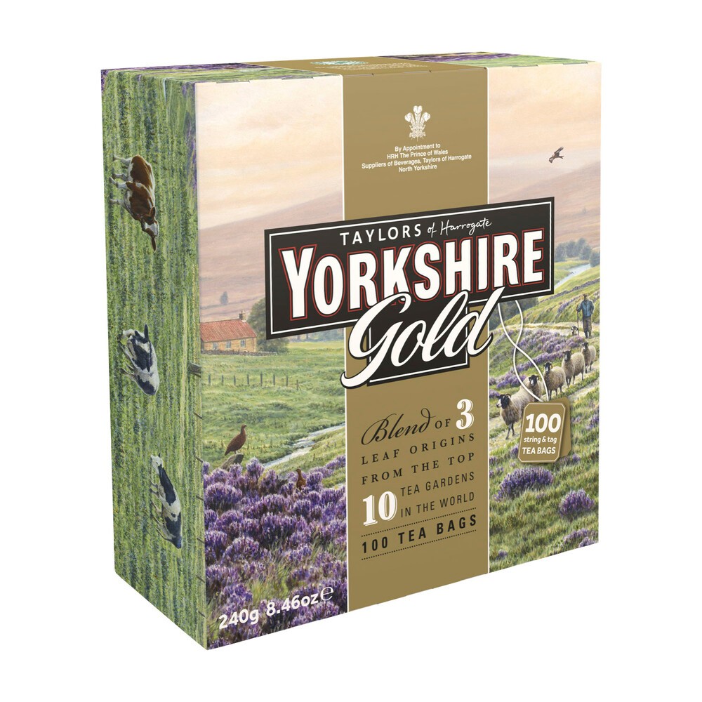 

Taylors Of Harrogate Yorkshire Gold Tea Bags | 100 pack Australia