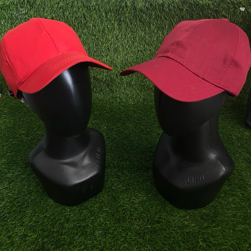 (READY) TOPI PET / TOPI POLOS. bisa sablon/bordir