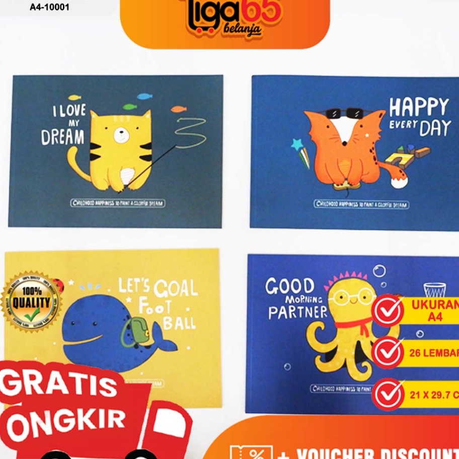 

LANGSUNG ORDER GAN 365 GREEBEL SKETCH BOOK A4 buku gambar A4 1112 26 lembar