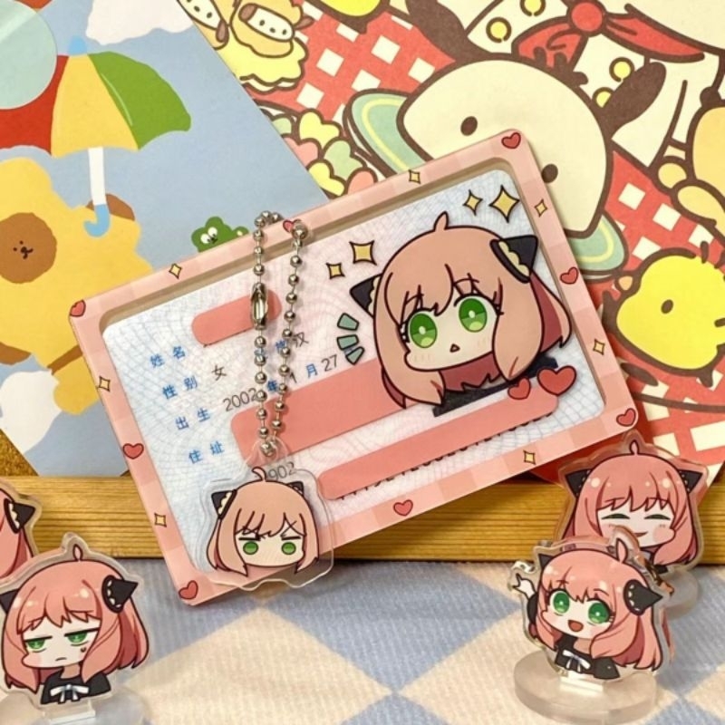 

ID Card Name Tag Karakter Anya Anime Spy x Family