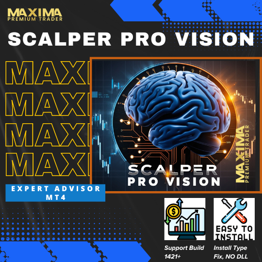 EA MT4 Robot Trading Scalper Pro Vision v1.0 - NODLL