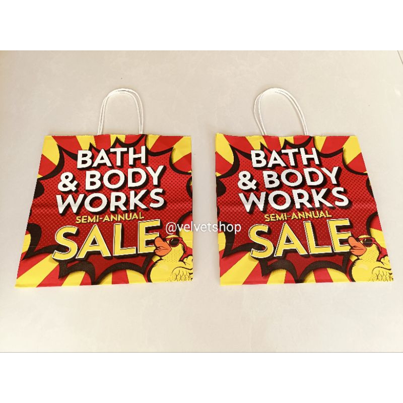 

Paperbag Shopping Bag tas belanja exclusive branded original Sale BBW Bath and Body Work