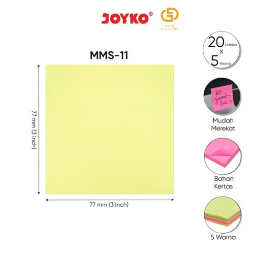 

Memo Stick Kertas Memo Tempel Sticky Note Joyko MMS-11