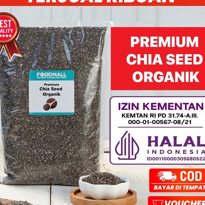 

BELI Chia Seed Mexico Organic 1 kg PREMIUM