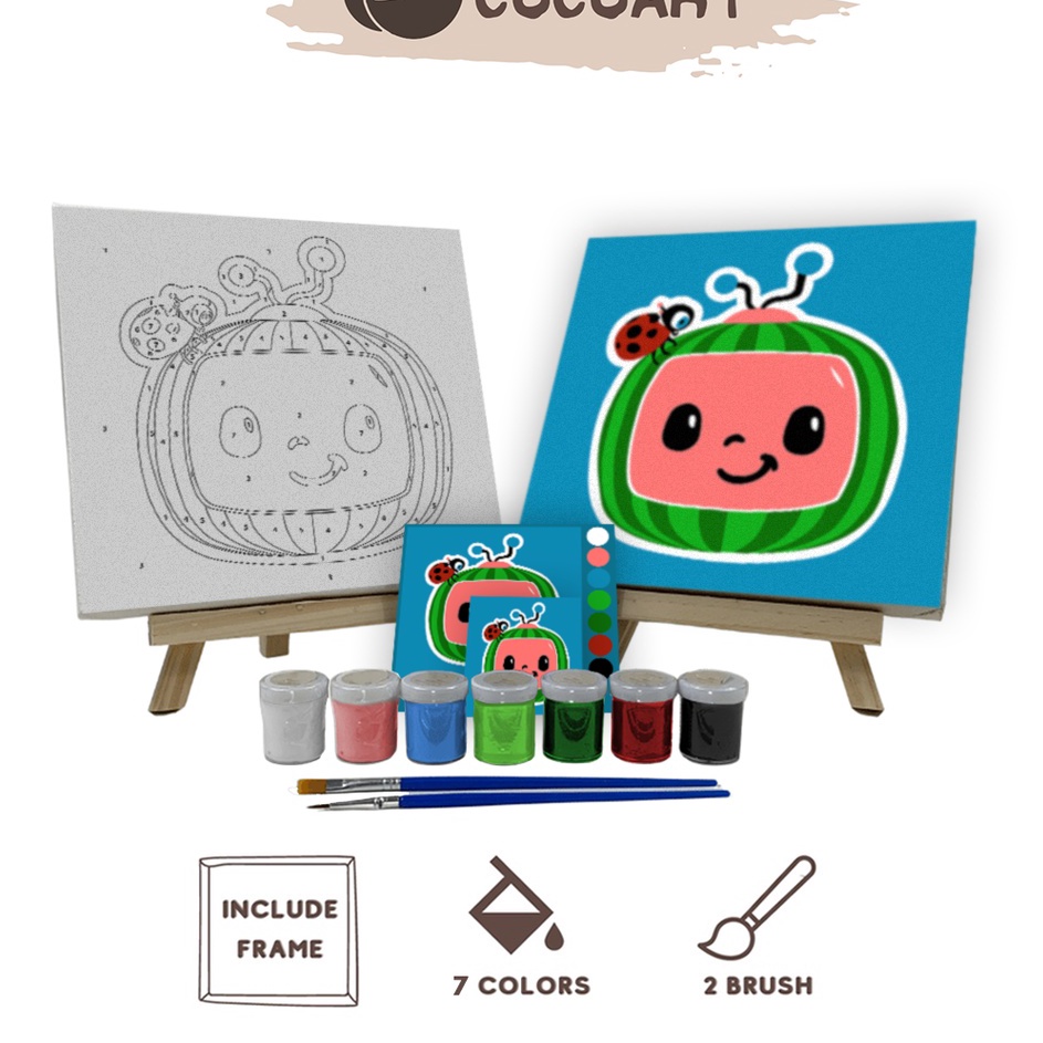 

MEN SALE Paint By Number Kit Cocoartid I Kanvas 2 x 2 cm