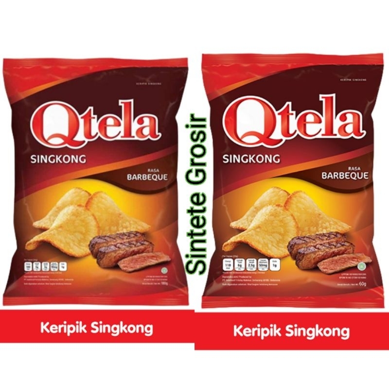 

Qtela Keripik Singkong Rasa Barbeque isi 60 & 180 gram