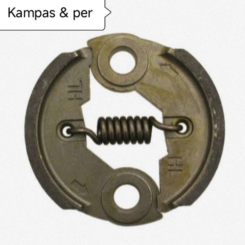 kampas rem tasco clutch shoes shoe alat mesin potong rumput 4tak gendong 430 435 GX-31 GX-35 tac439 