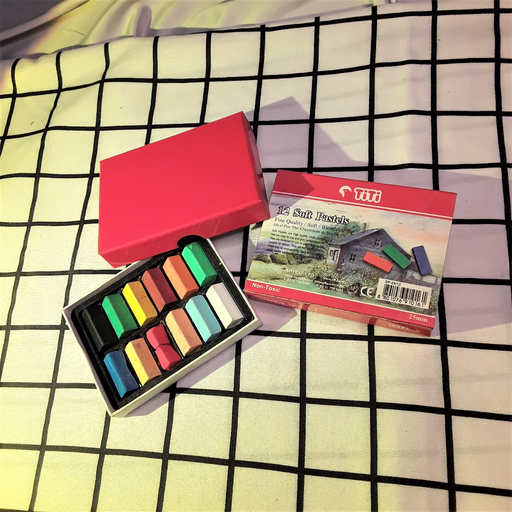 

[RARE] TiTi 12 Colours Chalk Soft Pastels Original