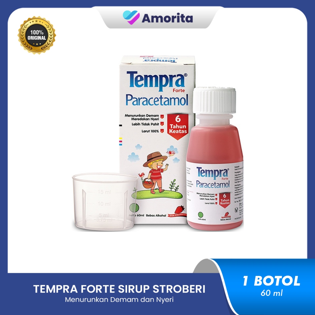 Tempra Forte Paracetamol Anak Rasa Strawberry 60ml