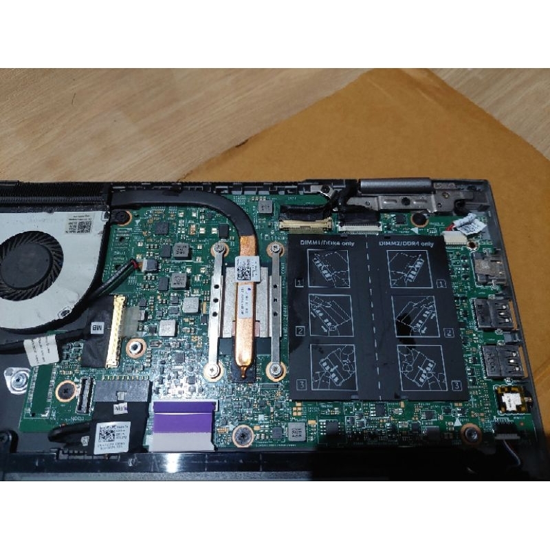 motherboard laptop dell 5738 core i5 gen7