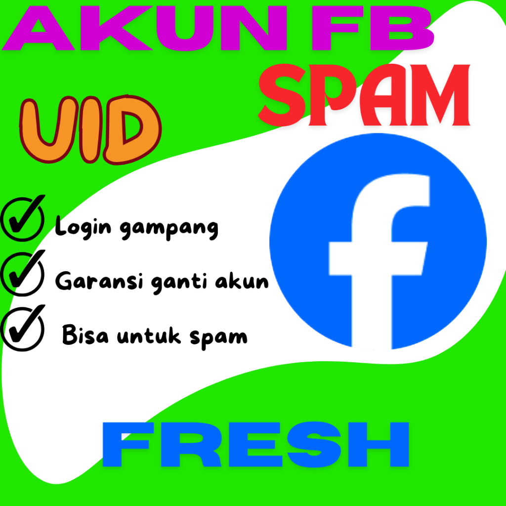Akun FB Second | Garansi 100% | UID