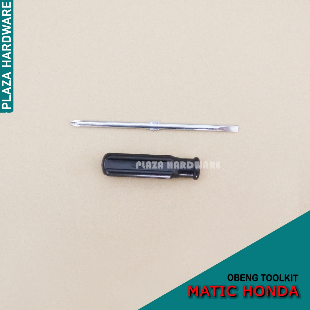 Obeng Bolak Balik Plus Minus Toolkit Bawaan Motor Honda