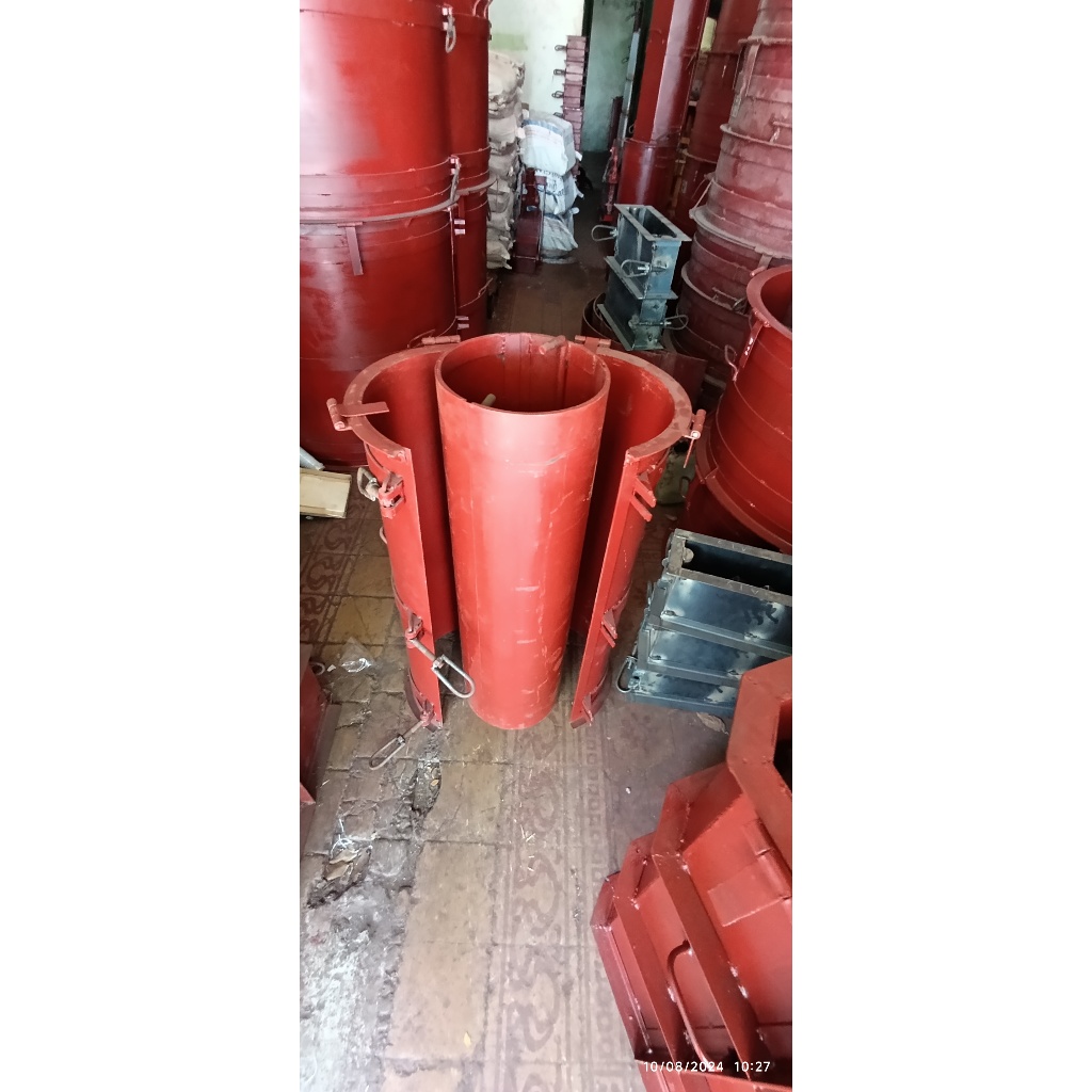 Cetakan Beton Buis diameter 40x100 bulat Merk RAJAWALI