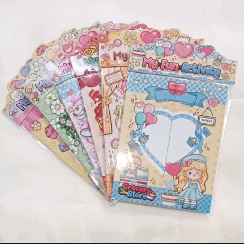 

1pc Sticker Funny House & Activity Dg