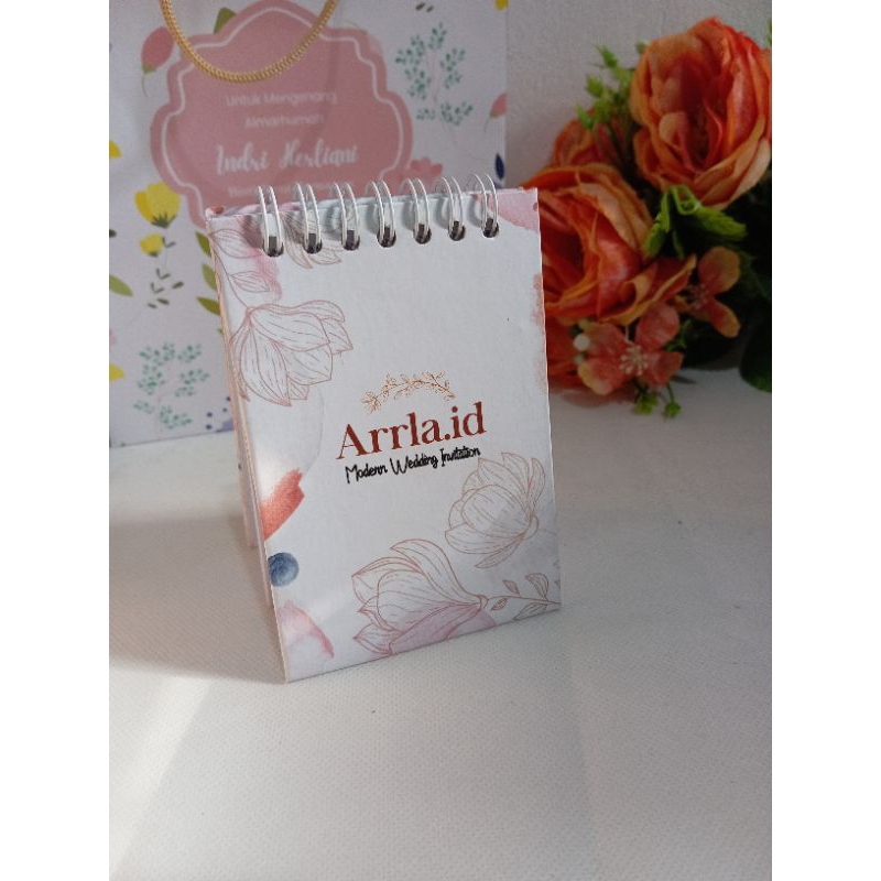 

Notebook custom desain / notebook Hardcover a7