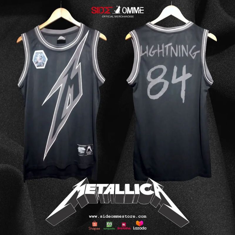 Metallica Jersey Band Original (2014 Ride The Lightning 30th Annivrs)