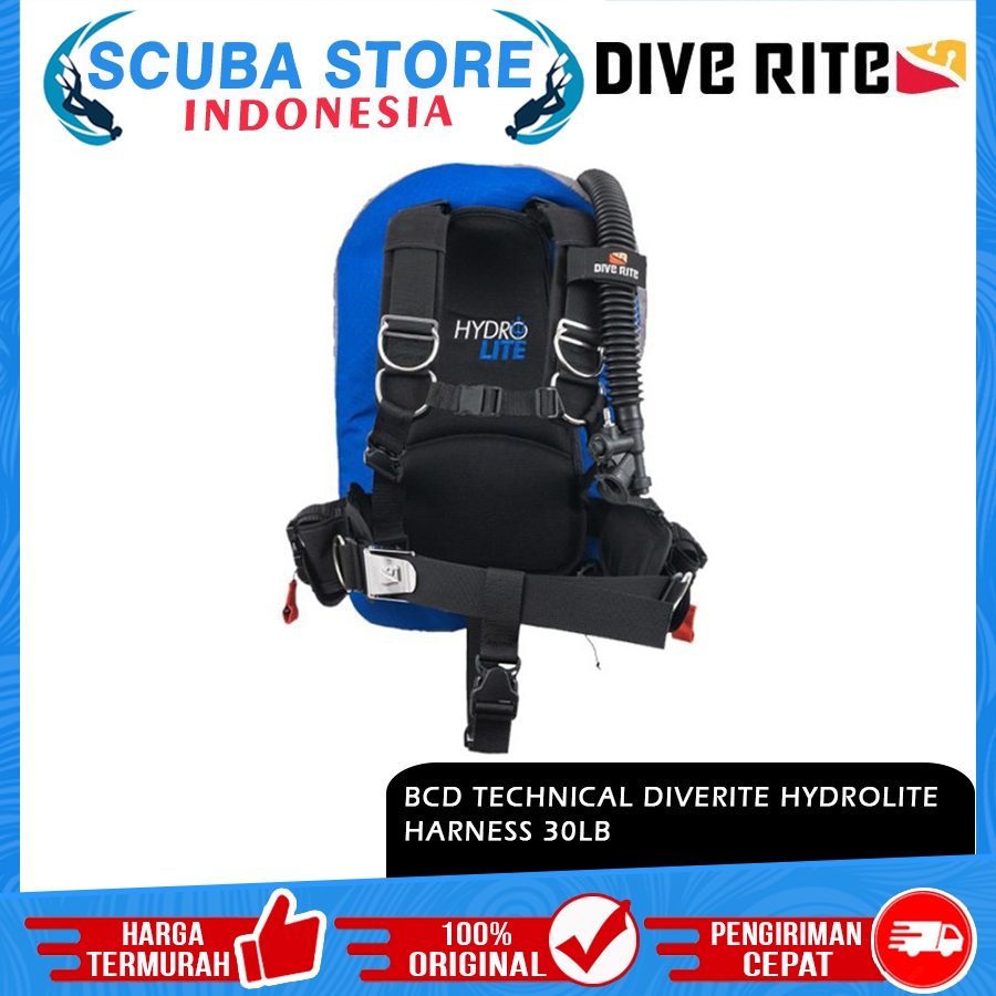HL1000 BCD Technical Diverite Hydro Lite 30lb Wing Buoyancy BC Dive Rite Scuba Diving Selam