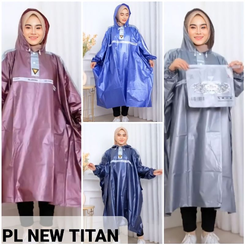 Jas Hujan Ponco Lengan / Jas Hujan Kelelawar / Jas Hujan Besar TITAN