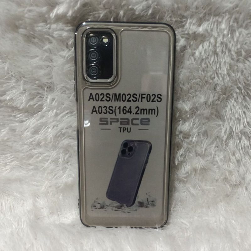 CASE / Casing Clear Black Samsung A02S / A03S / A03 / A02 / A05 Softcase Hitam Bening