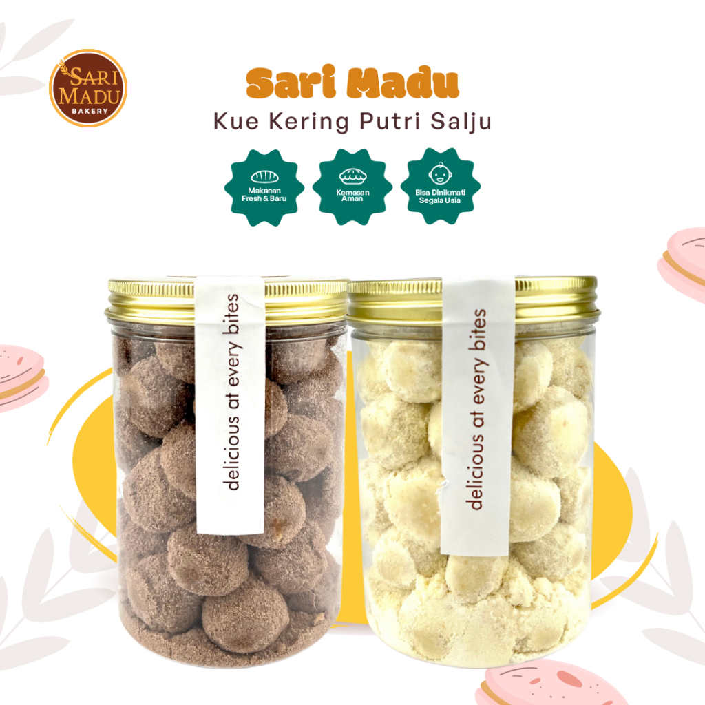 

Putri Salju Kue Kering 6 Bulan Penyimpanan 500 Ml Khusus Kaltim By Sari Madu Bakery