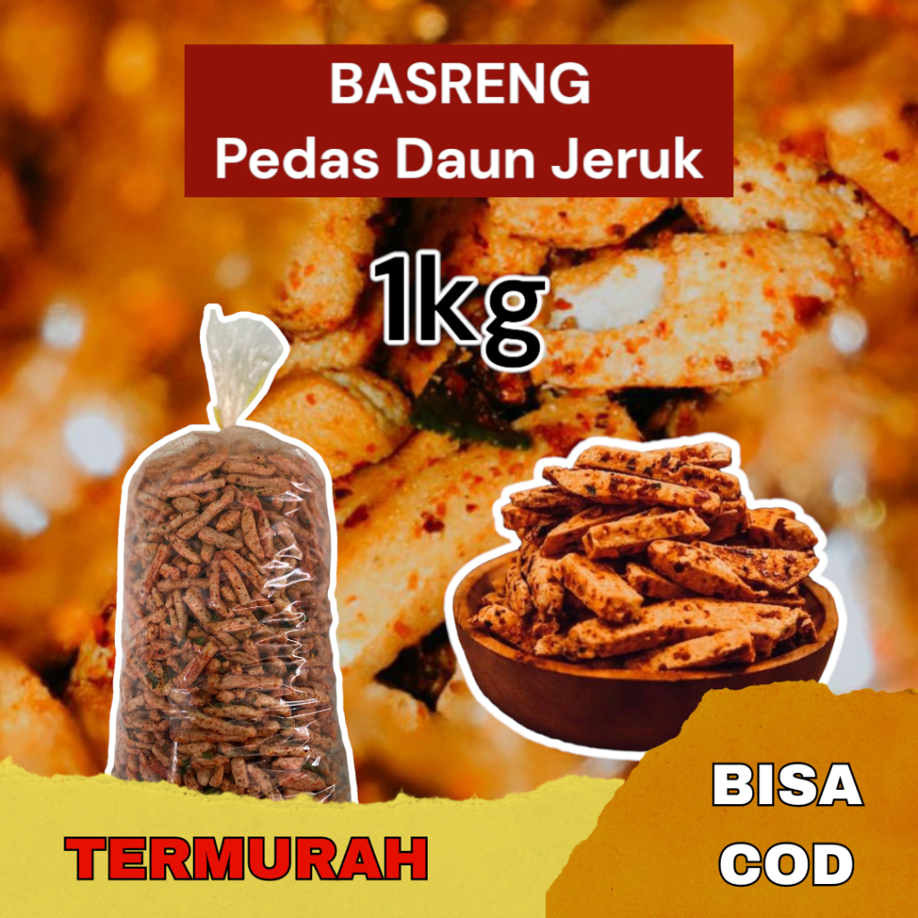 

BASRENG STIK VIRAL PEDAS DAUN JERUK TERMURAH KEMASAN 1 KG