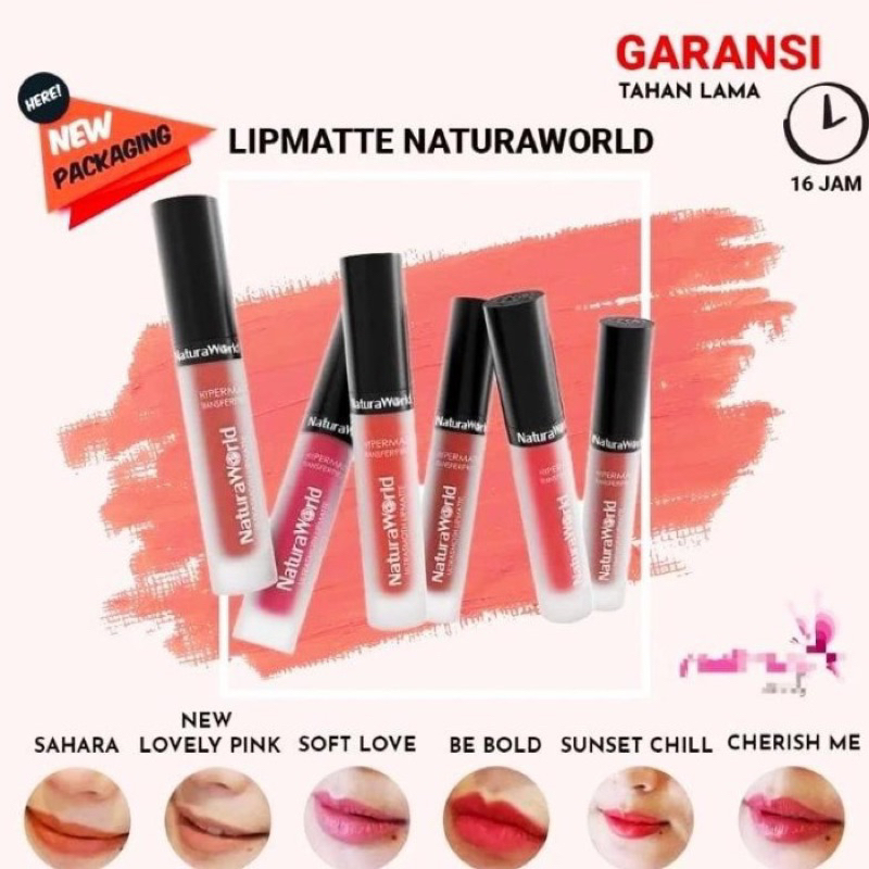Lip Matte NaturaWorld 100% Original