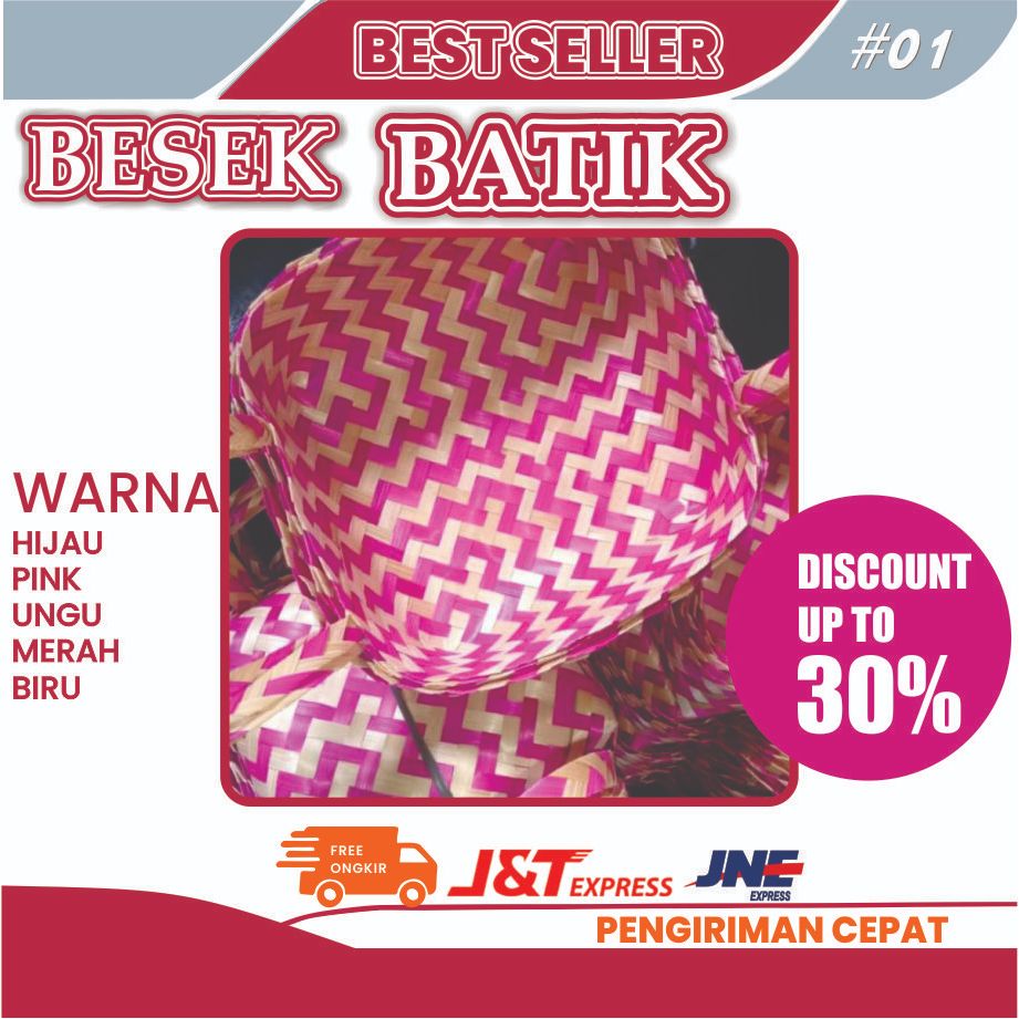 Ready besek jinjing warna variasi / besek jinjing batik