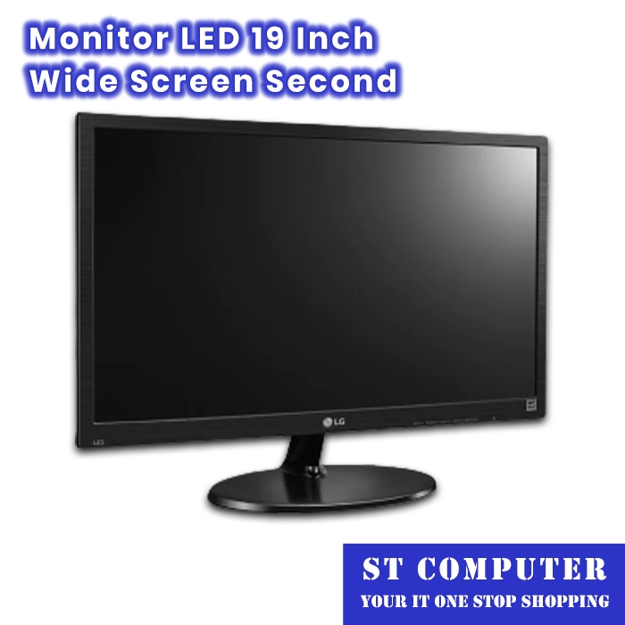 Monitor LED 19 Inch Wide Screen Second