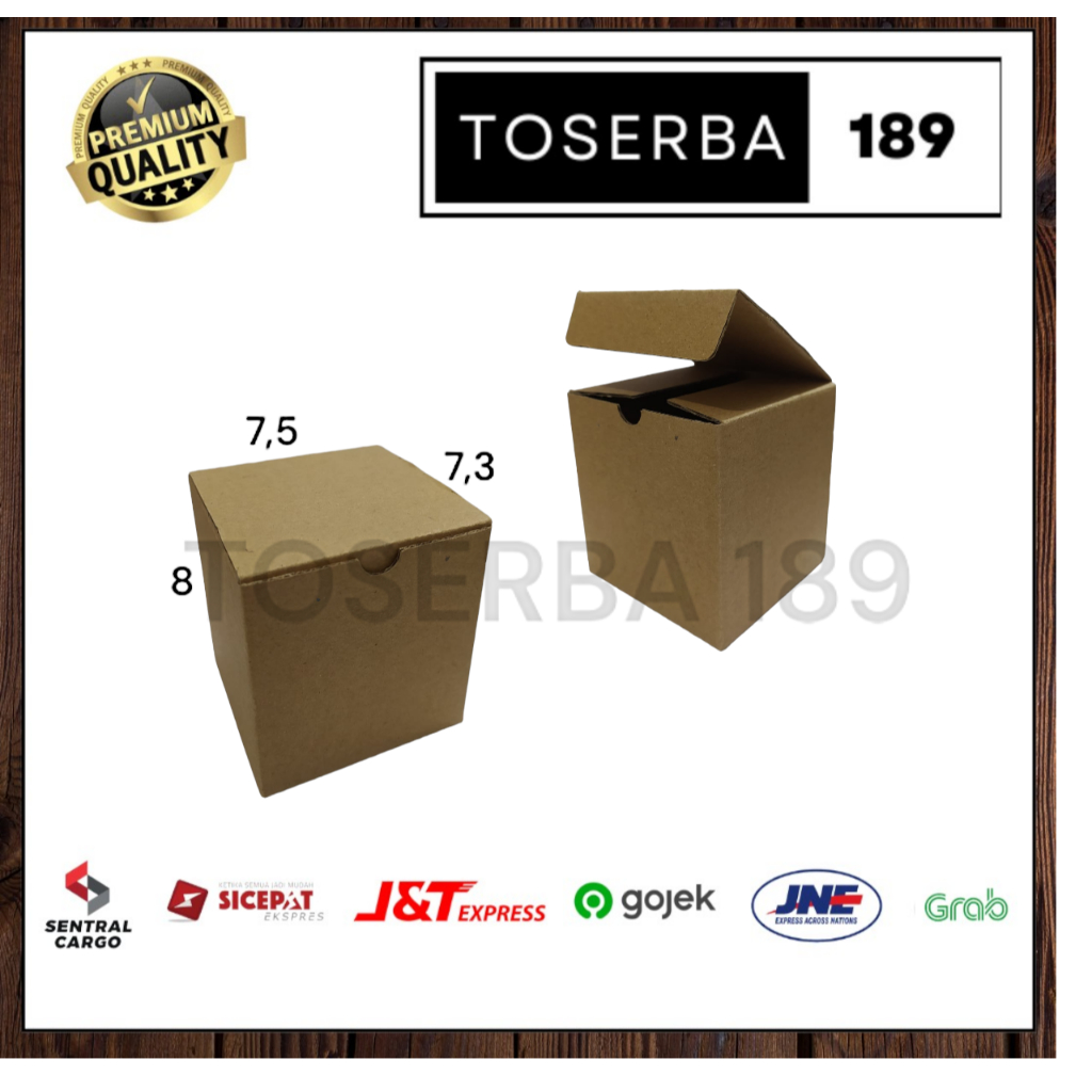 

kardus packing diecut/box pizza uk 7,3x7,3x8 cm