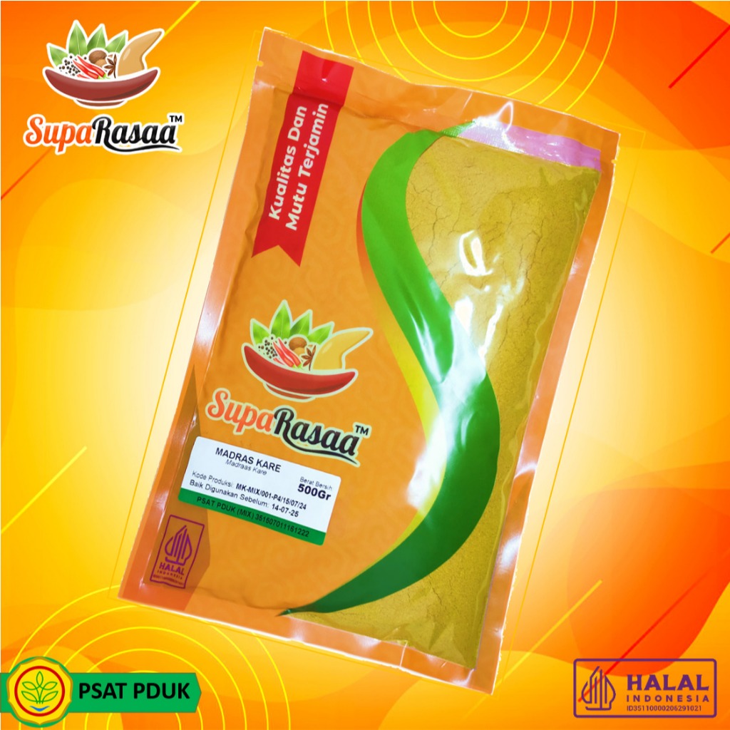 

Madras Kare Bumbu Bubuk 500Gr – Bumbu Kare India yang Praktis & Lezat