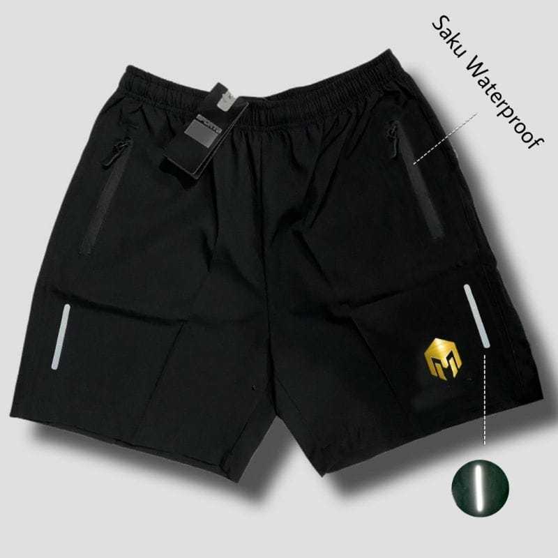 Celana Sport Pendek Pria Resleting Import Premium