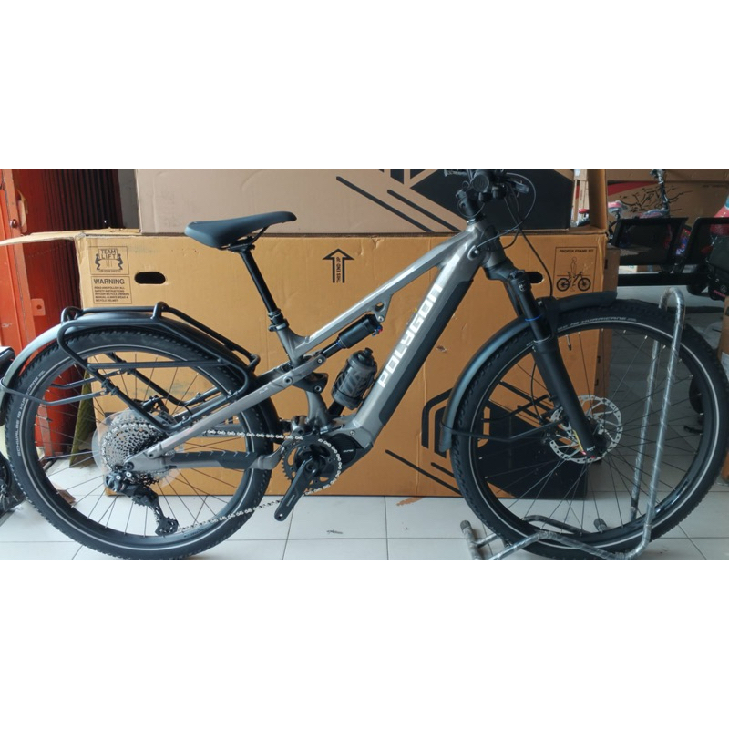 SEPEDA EBIKE E-SUV 29" POLYGON SISKIU HE-M CLS 3 GREY WITH SHIMANO 1x11 Speed