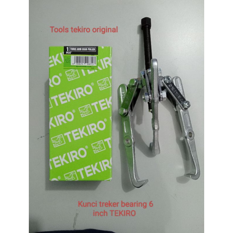 TEKIRO THREE ARM GEAR PULLER 06 INCH/ KUNCI TREKER BERING KAKI 3